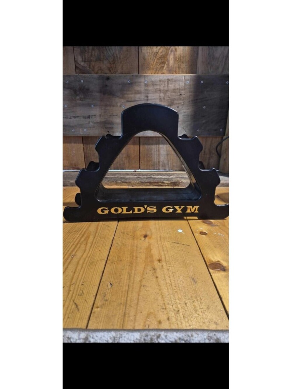 Vintage Golds Gym Weight Rack Holds 6 Weights